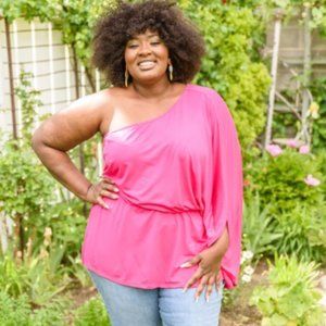 CALL ME MAYBE ONE SHOULDER TOP